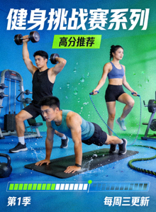 高分推荐剧集海报：健身挑战赛系列